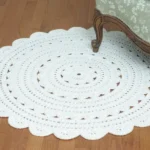 Tapete de crochê para cozinha